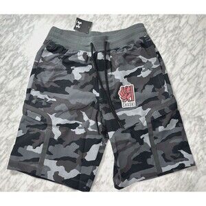 Under Armour Large Elite Camo Print Cargo Shorts Men's Large 1373868 001 NEW